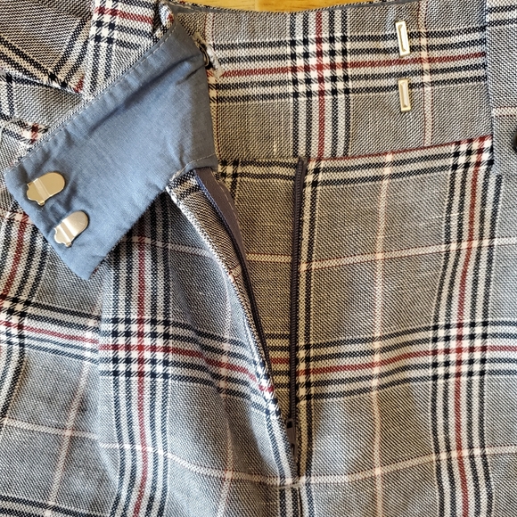 TOPSHOP Plaid Check Trousers NWOT - Picture 7 of 9